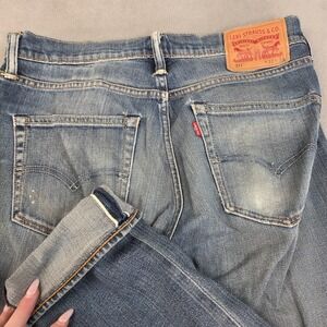 Levi's 511 Jeans Mens 32x32 Light Wash Slim Straight Fit Stretch Tag 32x34